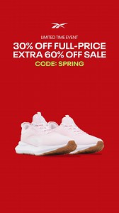 Limited time event, Stock up for the spring season. | Reebok | Facebook