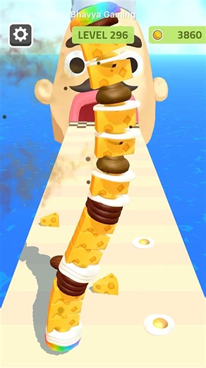 Sandwich Runner Level 296 😱 Double Poop Challenge #Shorts