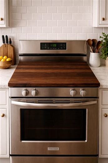 Stove Top Cover Noodle Board | Wooden Range Cover Tray | Walnut or Oak Stove Cover | Extra Counter Space Kitchen Decor | Stove Top Cover - Etsy Australia