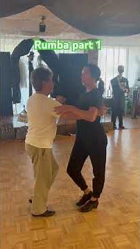 Rumba basic with Cuban motion and numbers part 1 #rumba #ballroomdance #dance #fun #latindance