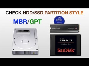 Check HDD/SSD Partition Style on Windows | MBR/GPT