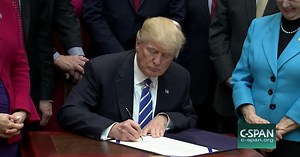 President Trump Signs Congressional Resolutions
