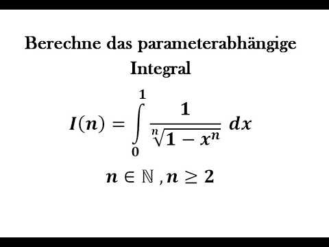 Ein parameterabhängiges algebraisches Integral