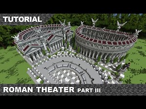Minecraft Roman Theater Tutorial & Download part 3