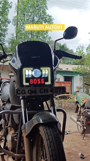 SPLENDOR LED HEADLIGHT FITTING #viralvideo #automobile #ledheadlight