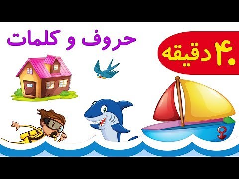 🦈40 min.Farsi/Persian Alphabet and Vocabulary |حروف الفبا همراه با کلمات و تصویر