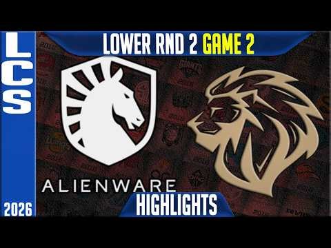 TLAW vs LYON Highlights Game 2 | LCS Round 2 2026 Playoffs | Team Liquid Alienware vs LYON G2