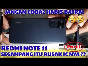 solusi redmi note 11 mati total || cara bongkar redmi note 11