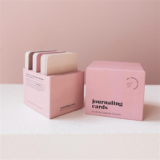 JOURNALING CARD Set/conversation Cards/ Journal Prompt Cards for Reflection, Inspiration, and Growth - Etsy