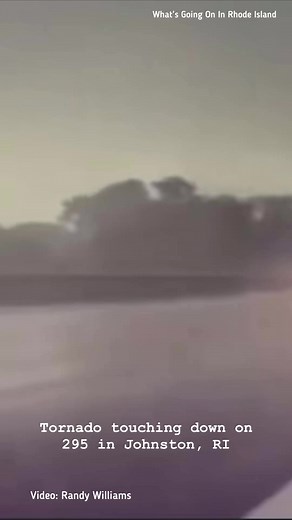17K views · 290 reactions | Tornado touching down on 295 in Johnston, RI. This was from earlier this morning.️️ JohnstonRI #Tornado #TornadoWatch #RhodeIsland #JohnstonRhodeIsland #NewEngland #WhatsGoingOnInRhodeIsland | What's going on in Rhode Island | Facebook