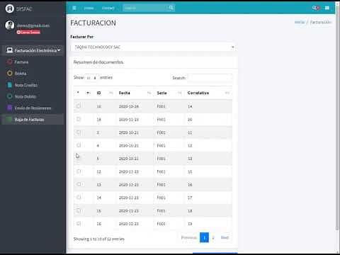 API DE FACTURACION ELECTRONICA CON PHP Y MYSQL