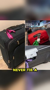 Baggage handler reveals why you should never tie a ribbon on your luggage. Check the comments 👇 | Rylee Walker