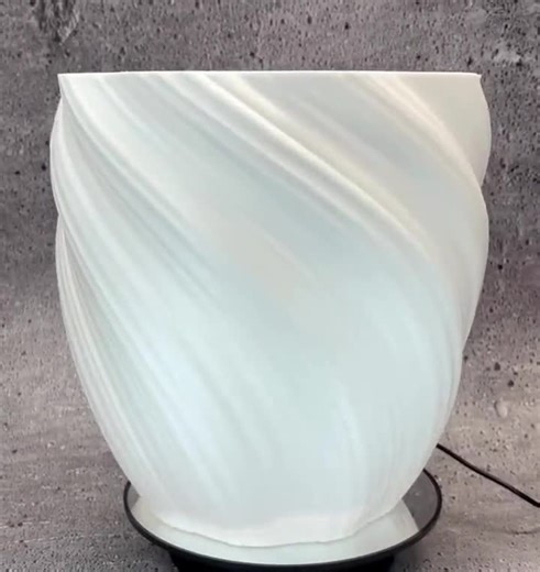 Extra Large - Extra Tall - Twisted Flowerpot for Plants of All Kinds (white Color) - 10" Diameter by 10" Tall; Modern Planter - Etsy
