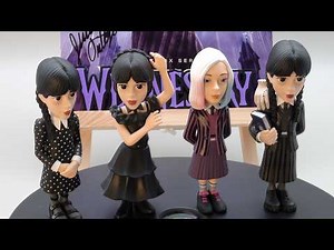 Wednesday TV Series Minx Figures Wednesday Addams and Enid Sinclair
