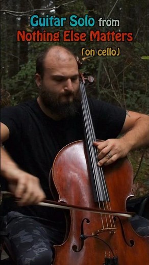 Nothing Else Matters - Metallica solo on cello 🎻