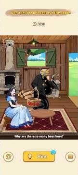 Brain Puzzle 2: Logic Twist Level 61 Save Princess Don't let the princess eat the apple