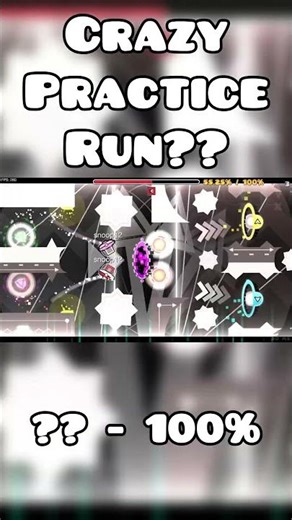 The Craziest Practice Session in Geometry Dash History #geometrydash #challenge