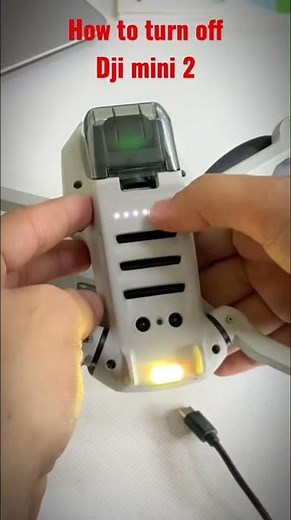 How to turn off dji mini 2 | طريقه الاغلاق في خطوتين #drone
