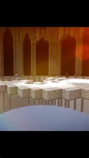 When you have one block left in spleef... #minecraft #hypixel #spleef #bedwars