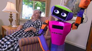 Robot helps combat loneliness at Victorian aged care homes
