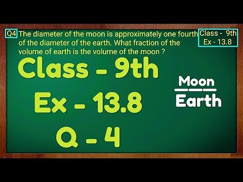 Class 9th , Ex - 13.8, Q 4 ( Surface Areas and Volumes ) CBSE NCERT