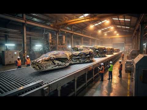 Top Scientist Shares EASY Giant Python Skin Production Methods