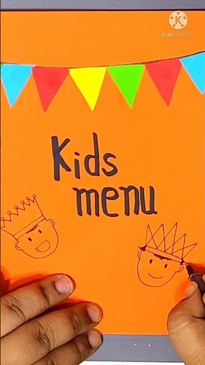 Food Menu Effective Visual Learning/Role Playing DIY Craft/How To Make Menu Card for School Project