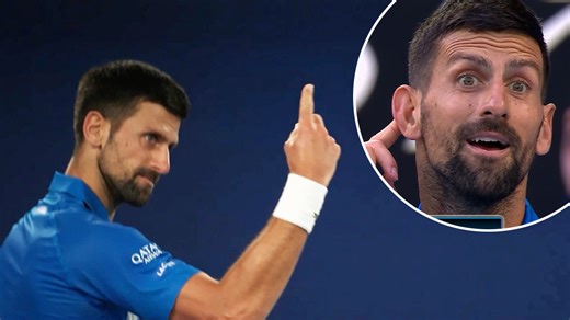 Djokovic embracing pantomime villain role