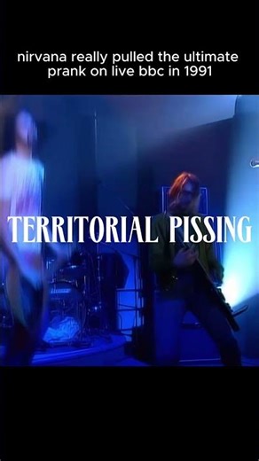 Nirvana pulling a prank on bbc