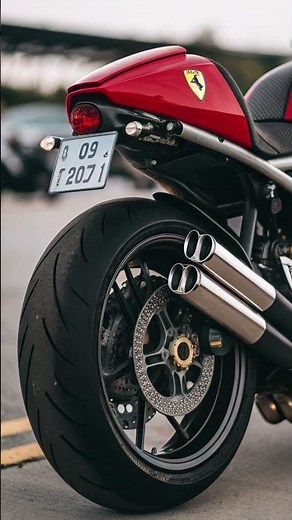 Ferrari V8 Motorcycle – The Ultimate Fusion of Power and Design! 🏍🔥