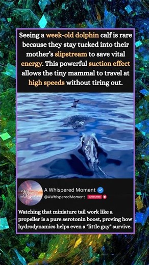 THE PHYSICS OF THE DOLPHIN SLIPSTREAM