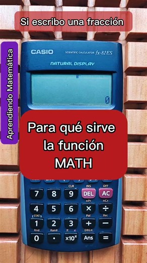 Para qué sirve la función MATH en la CALCULADORA CIENTÍFICA 🤔 Casio fx-82 ES Podés encontrar toda la línea CASIO en www.calculadoras.ar Instagram de Casio Argentina: https://www.instagram.com/calculadoras.ar/
