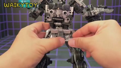 WAIKYTOY Deformation Toys, Deformation Robot Toys Character Black Action Figure 7.9 Inches with Accessories, Suitable for Ages 6 and Up for Boys Kids