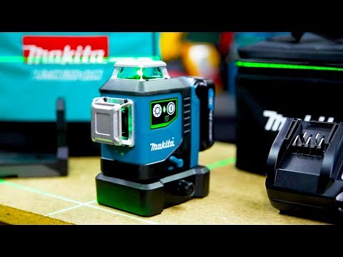 NEW Makita 12V 3 x 360 Green Beam laser