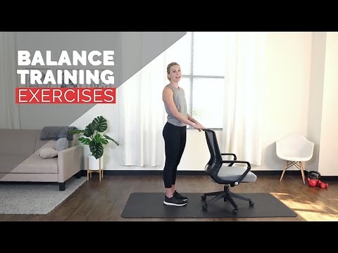 Balance Training Exercises for Seniors w/ Chair