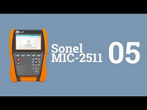 Insulation resistance measurement with test voltage increasing in steps with Sonel MIC-2511 meter