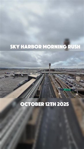 2.4K views · 223 reactions | Early morning storm brought some heavy delays at Sky Harbor I counted 39 planes waiting to depart. Enjoy this one hour Timelapse! . . . #timelapse #skyharbor #aviation #storm #arizona | Flyphxskyharbor | Facebook