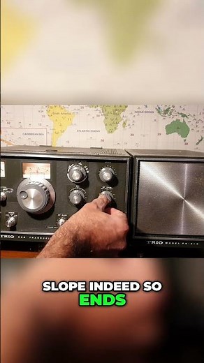 End-Fed Half Wave Antenna: Setup and Weather Update #shorts #endfed #hamradio #SSB #vintage #kenwood