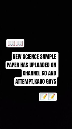 SCIENCE SAMPLE PAPER CLASS 10 #class10