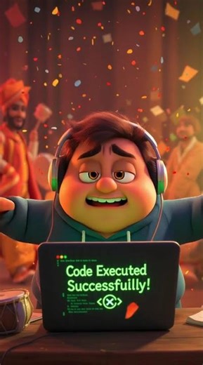 Jab Code Chal Jata Hai, Coder Nachta Hai 💃💻#short
