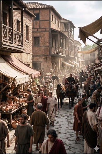 Ancient Rome in 4K | AI Recreates Roman Forum, Streets & Temples #history #ancienthistory