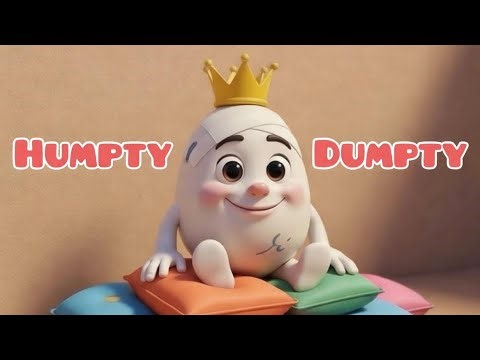 Humpty Dumpty 🥚🎵 | Colorful Nursery Rhyme Cartoon for Children
