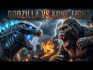 GODZILLA vs KING KONG Full Fight 🔥 Who Wins? Epic Monster Battle 4K | Godzilla vs Kong Movie Scene