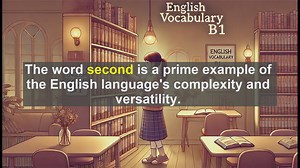 2500 Must Know CEFR B1 Vocabulary - Understanding the Word Second: Multiple Meanings and Uses