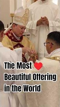 ♥️The Sacred Anointing of a New Priest Beautiful Catholic Ordination #ordination #priest #catolico