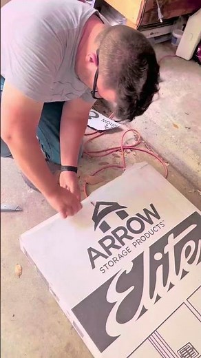 Assembling the Arrow Elite Steel Storage Shed with Scarlett