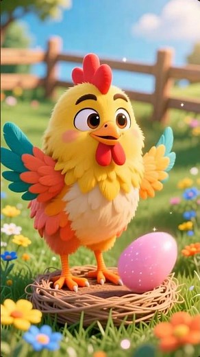 The Egg Chase 🥚 | Chicken Song for Kids 🐔 | Funny Animal Song🦊 | Fuzzy Hugs! Original 💖 #kidssongs