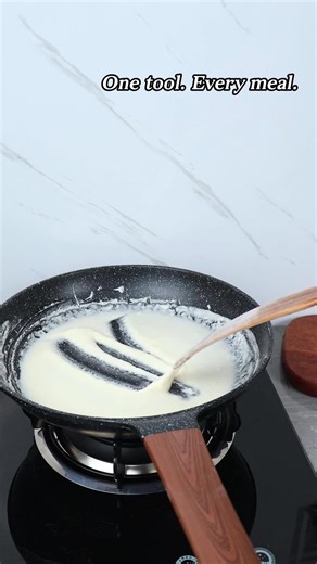 andmade Skinny Spurtle - Slim Non-Stick Spatula with Ergonomic Grip, Natural Wood Kitchen Utensil for Baking, Mixing, Reaching Deep Jars - Ideal for Sourdough, Dough, Jam, Pickle - Perfect Gift for Bakers & Home Cooks, Baking Accessory, #kitchenessentials #kitchentools #kitchengadgetmusthave #musthavetools #kitchengadgetfinds #kitchesessentials #reusablekitchenproducts #kitchengadgetgoals #holidaybakingseason #easycookingtools