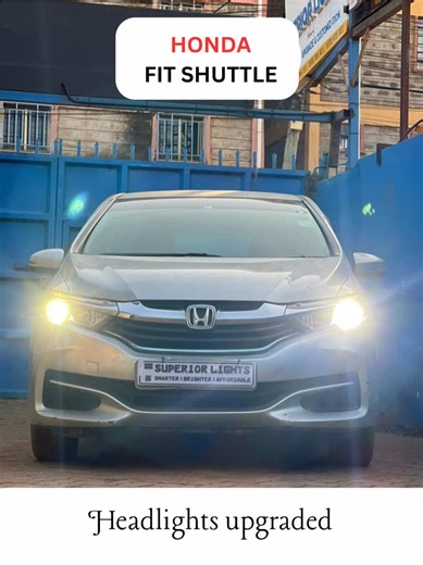 Honda fit shuttle headlights upgraded.#superiorlights #headlights #biledprojector #fitshuttle