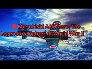 🔴 Mitsubishi A6M Zero: The Legendary Fighter of World War II ✈️🔥